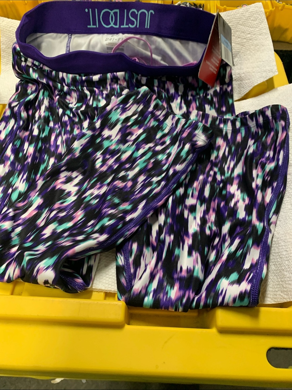 Nike Purple Multicolor Printed Women’s Running Pants